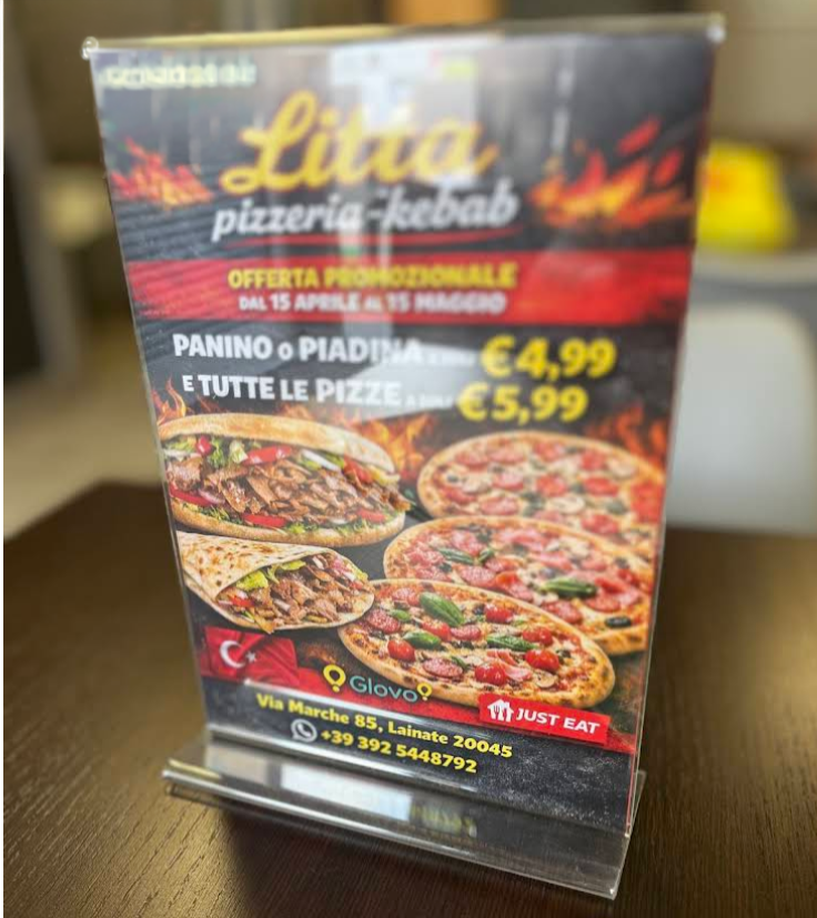 Promozione: panini a €4.99 e pizze a €5.99